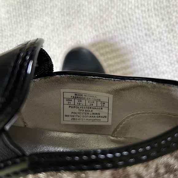 Michael Kors Slip On Loafers Black Toddler Girls Size 11 - Picture 5 of 7